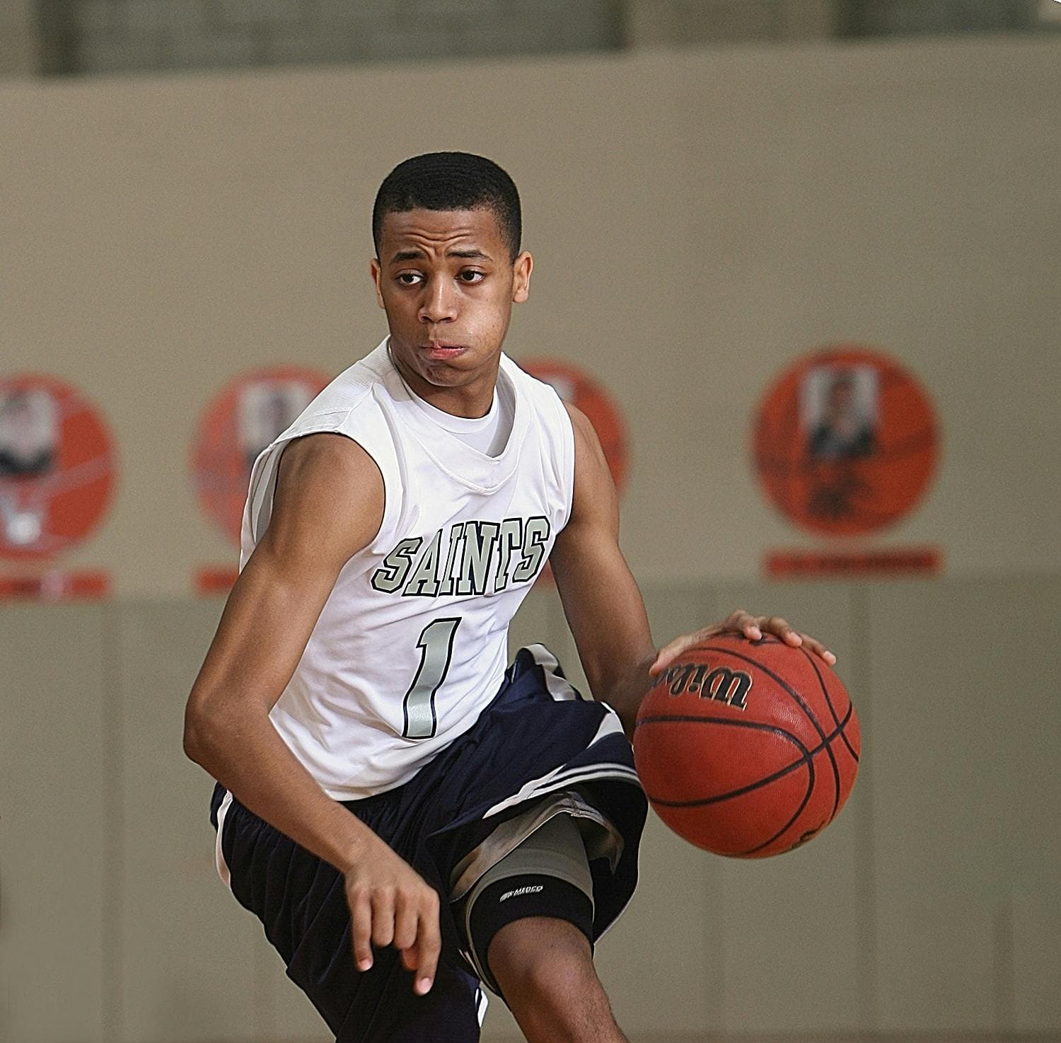 Basketball hoop detail