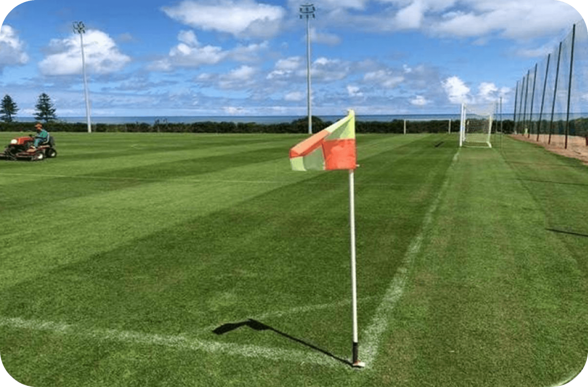 Terrain de football Lanoria Club avec éclairage