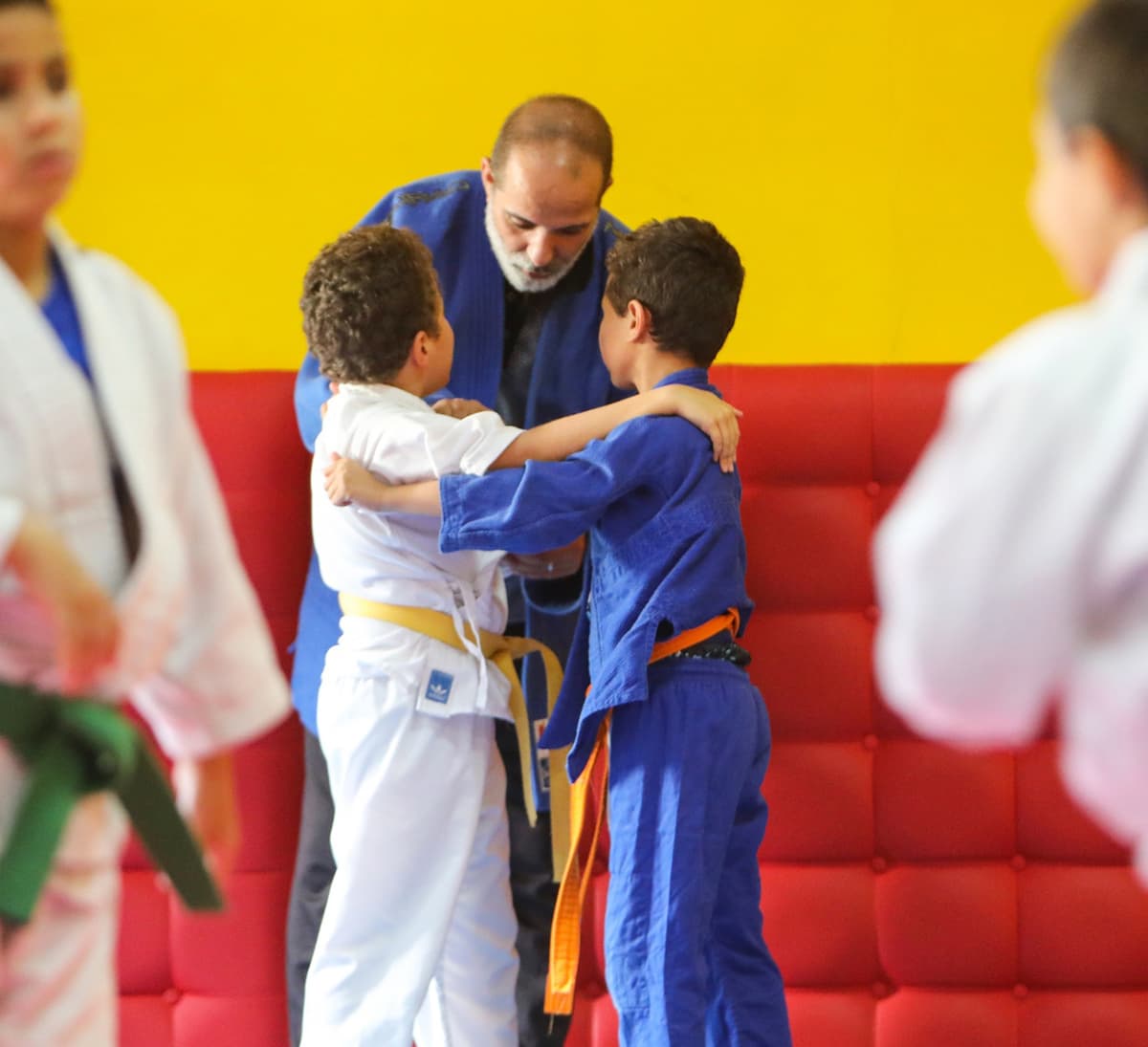 Session de judo entreprise