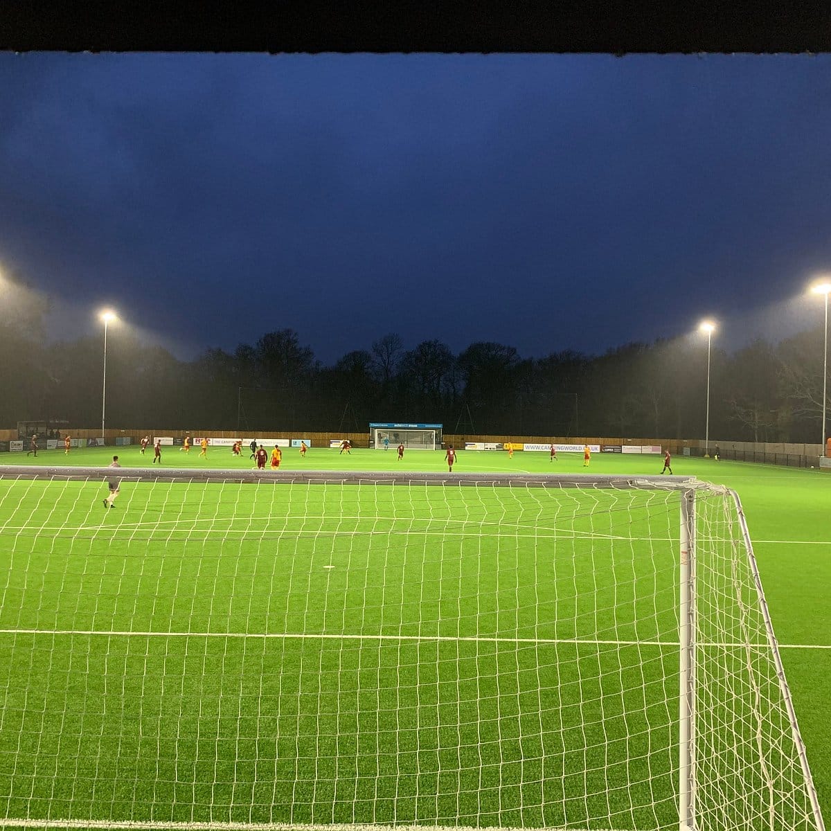 Vue d'ensemble des terrains de football Lanoria Club